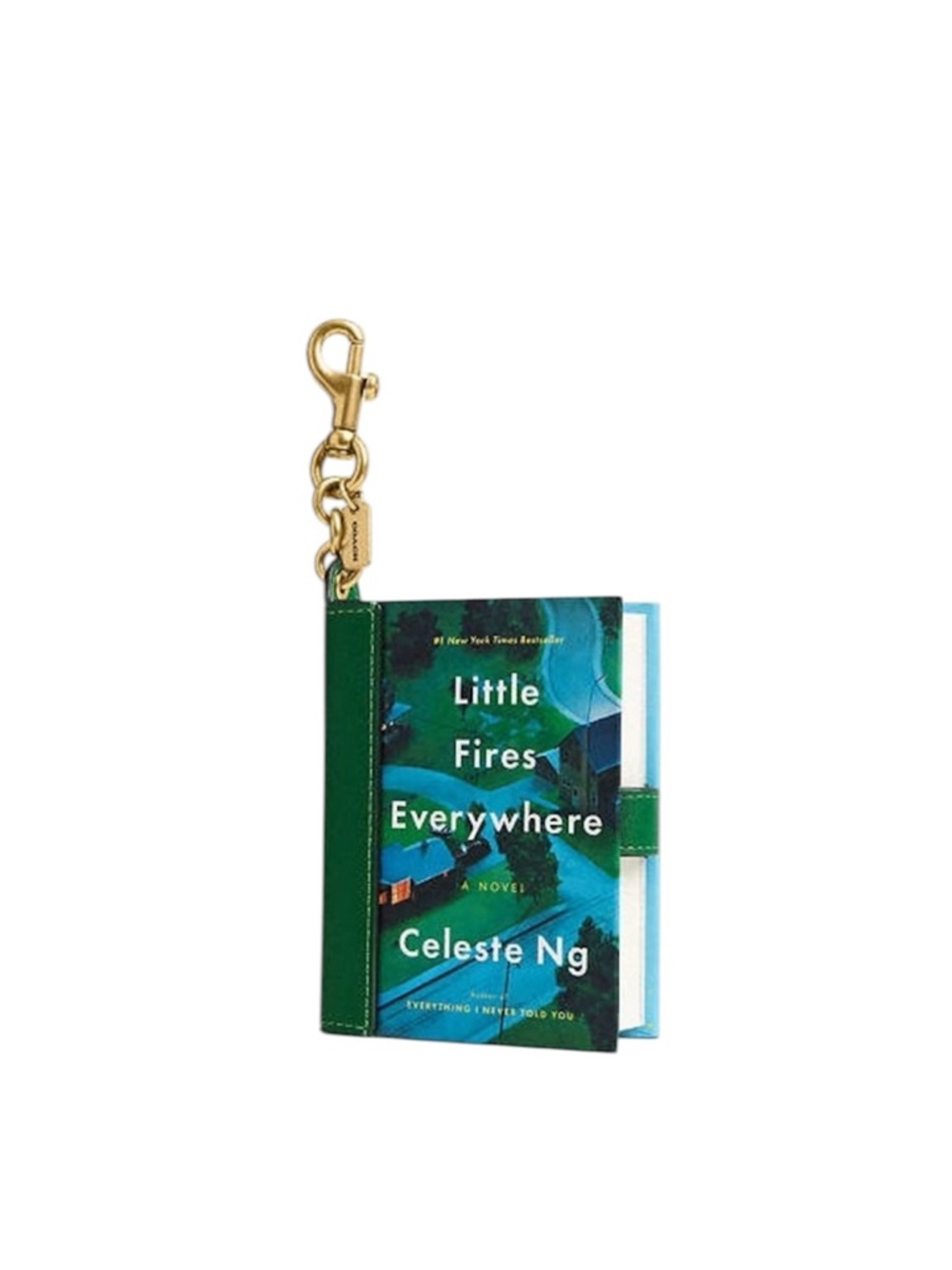 Coach Little Fires Everywhere By Celeste Ng Book Bag Charm-NWT